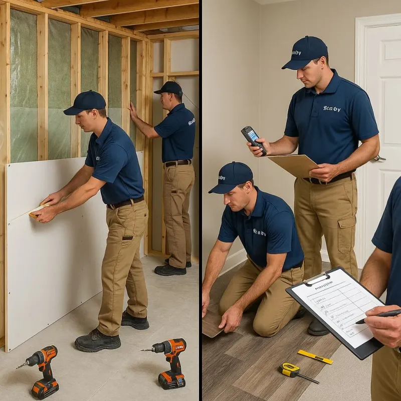 Repairs and Reconstruction process in Charles City County, VA